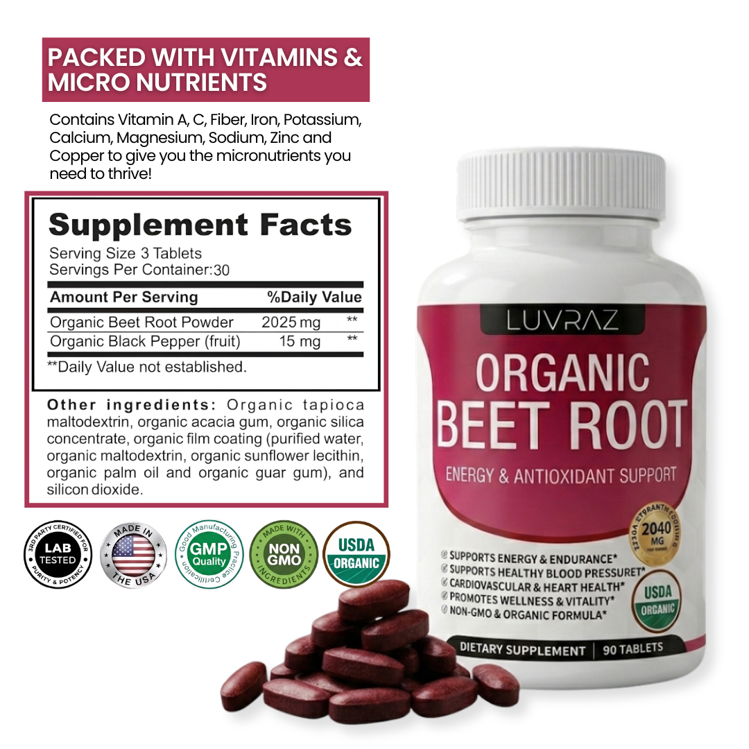 Organic Beet Root Capsules