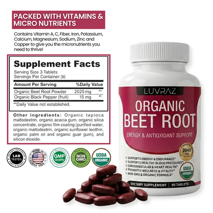 Organic Beet Root Capsules
