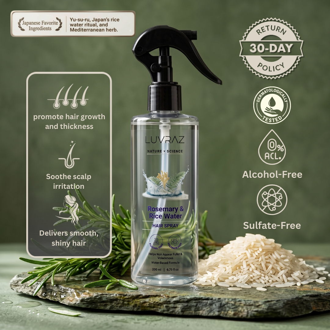 Rosemary and rice water