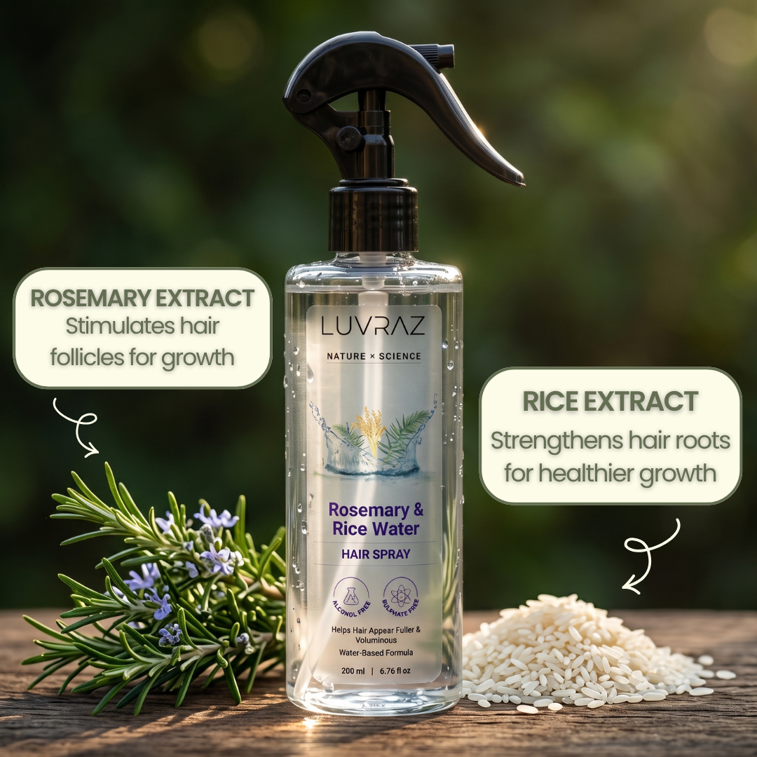 Rosemary and rice water
